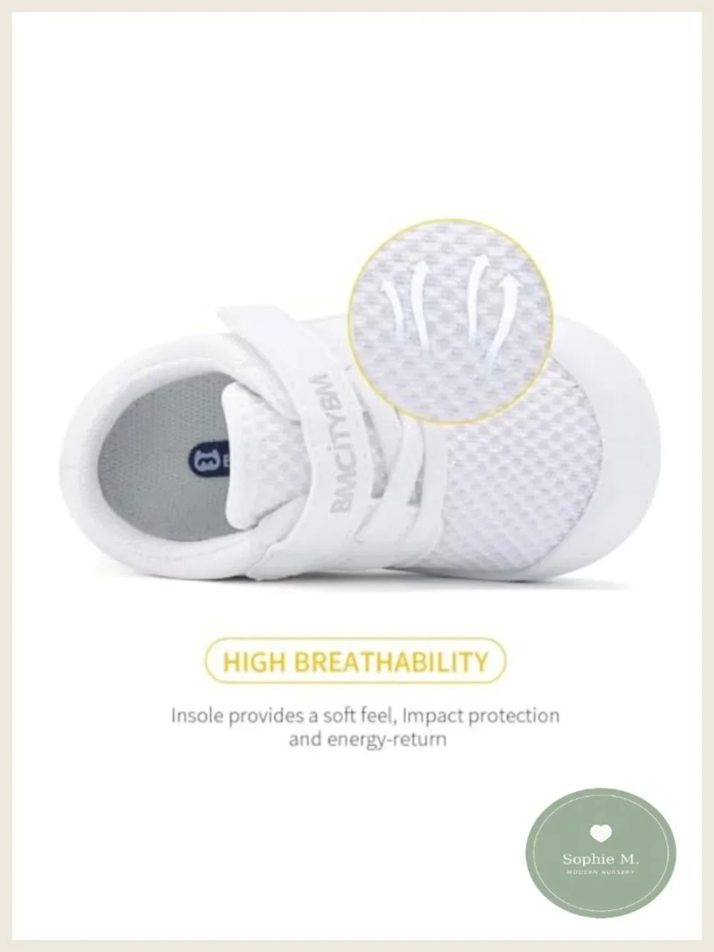 Baby Walking Shoes Infant First Walkers Toddler Sneakers Breathable Non-Slip